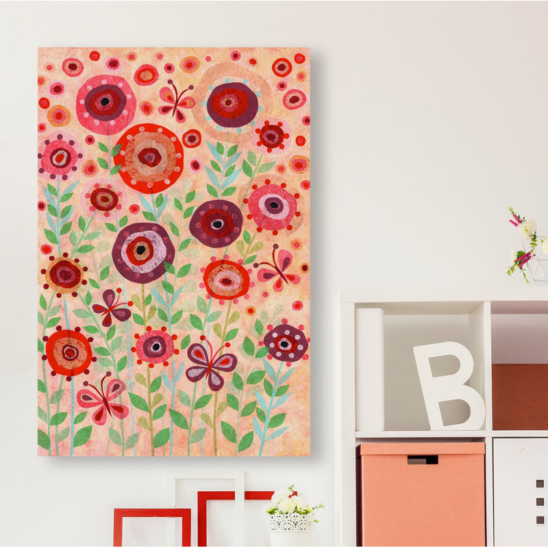 «Parmenter Flower Flight», reproduction sur toile tendue, H 30 po x l 20 po x P 1,5 po
