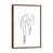 Classic Brown Wood Framed