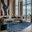 Machine Washable Blue Area Rug-515745028