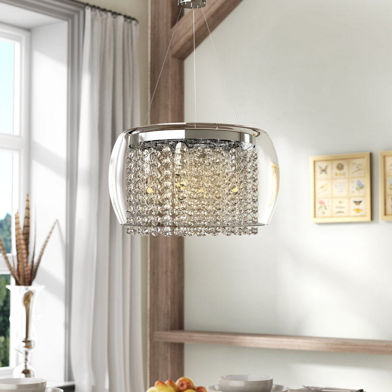Lustre tambour 4 lumières Deluca