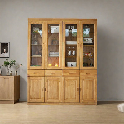 Pure solid wood high quality bookcase