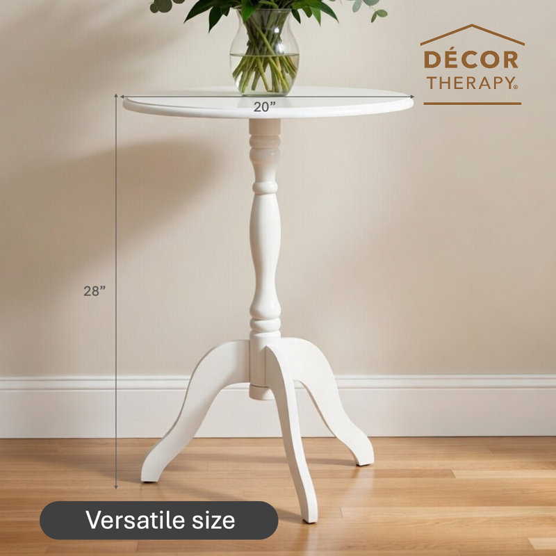  Table d'appoint Warwick, Blanc