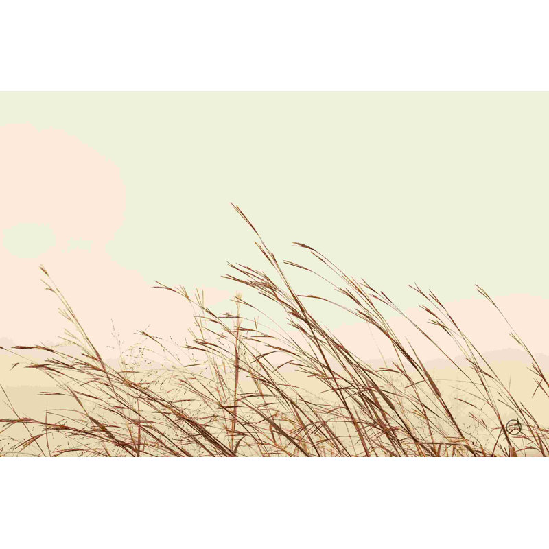 " Country Grasses II " by Nathan Larson Painting Print, 12" H x 18" W