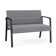 Waterfall Waiting Reception Loveseat Metal Frame