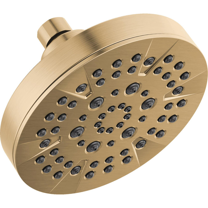 Pomme de douche fixe multifonction, Champagne champagne