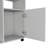 Versatile Kitchen Cart Kryot with Single Door Cabinet and Four Casters for Efficient Storage