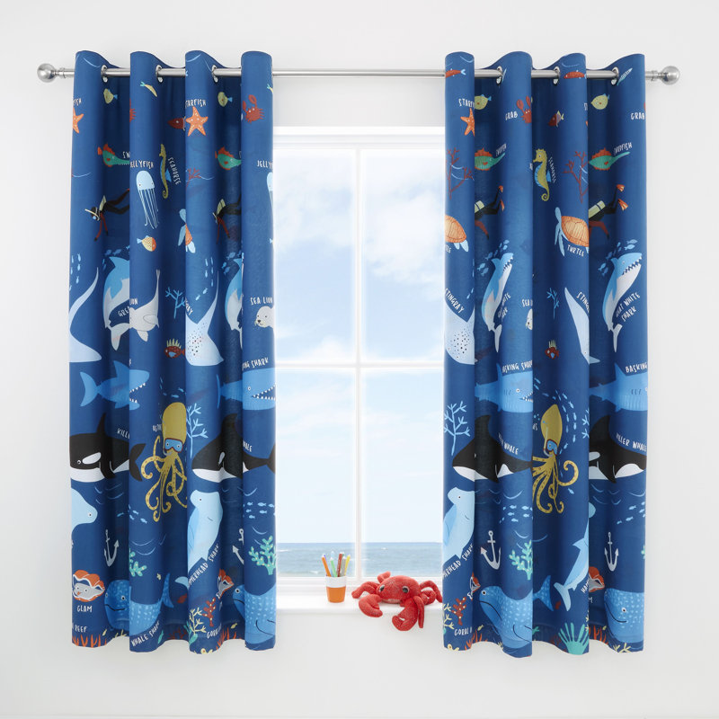 Ocean Life Curtains