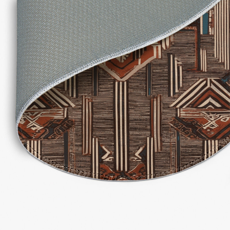 Tapis intérieur et extérieur ArtDeco, Rond 5 pi