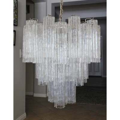 Venetian Tronchi Glass Chandelier