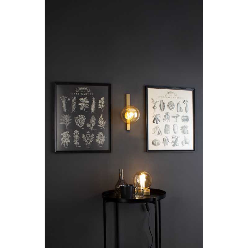 Limaville Plug-in Armed Sconce, Gold
