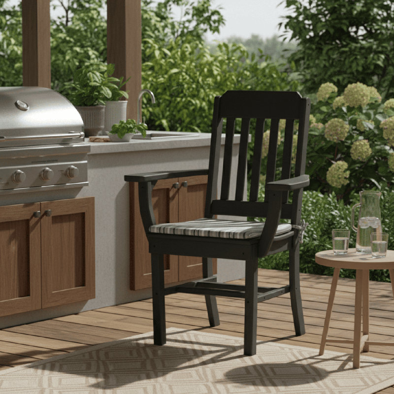 Chaise de salle à manger Keystone Amish Co., Noir