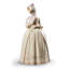 Statue femme en porcelaine bisous-50342109