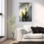 Socal Shadows Abstract Palm Tree Cactus Landscape Nature Wall Art Print 1 Piece Wrapped Canvas Wall Art-1538023085