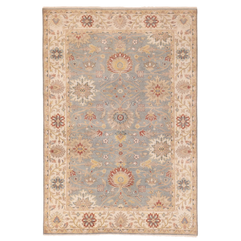 Tapis bleu Jules Serapi 5 pi 11 po x 8 pi 10 po