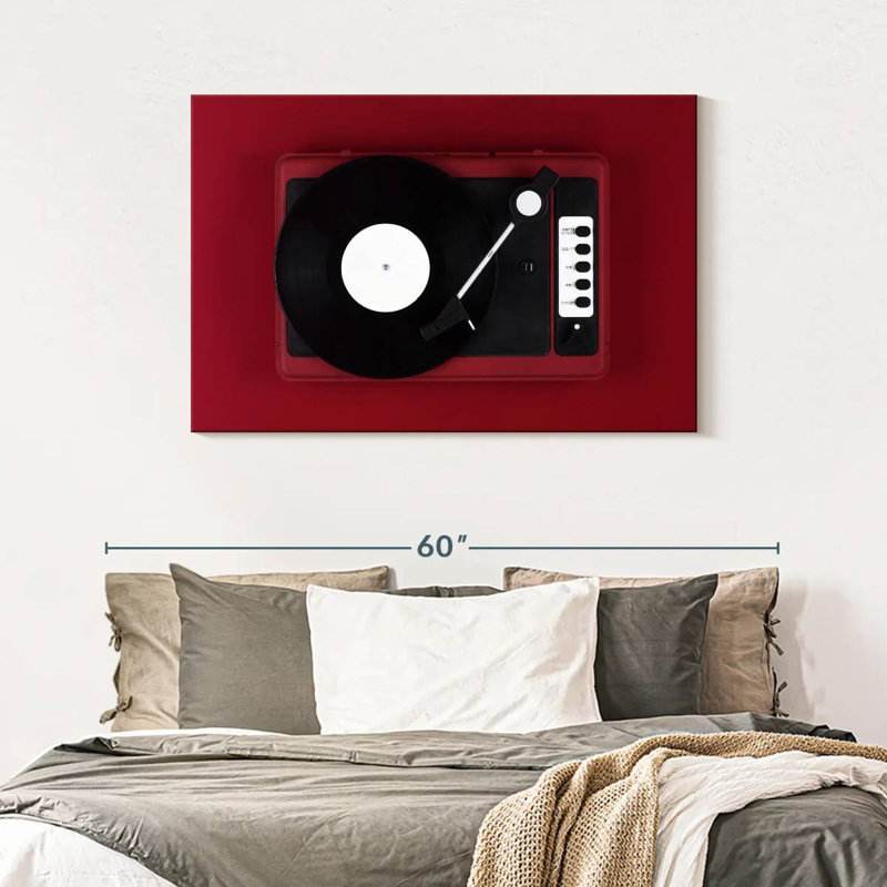 Abarca Red Turntable, 30" H x 45" W