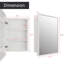Miroir pour armoire à pharmacie Mccullers-87126676
