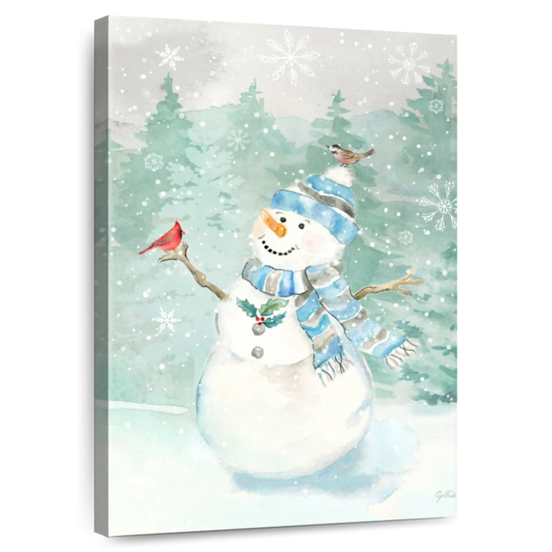 Lelend Let It Snow Blue Snowman II, 39" H x 26" W