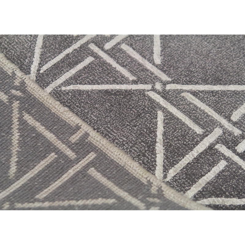 Tibetan Hand Woven Wool Geometric Area Rug