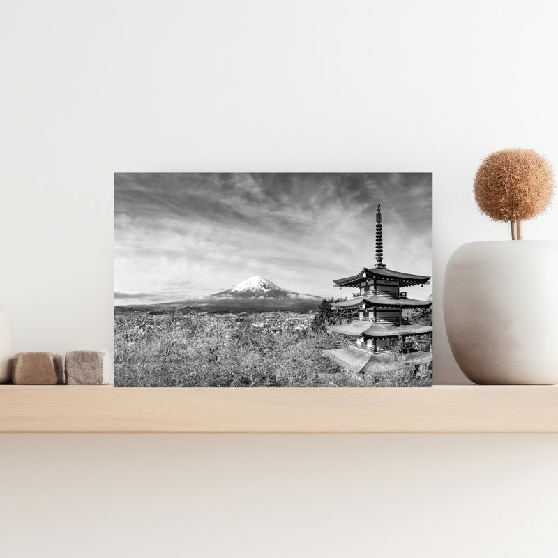 Dashiell Contemporary Art Abstract Contemporary Cherry Tree Flower Landscape Wall Art - Wrapped Canvas Print