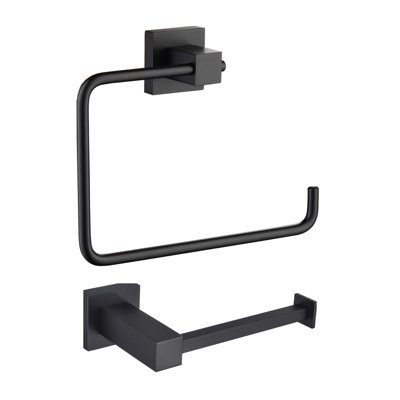 Cube 2-Piece Bathroom Hardware Set