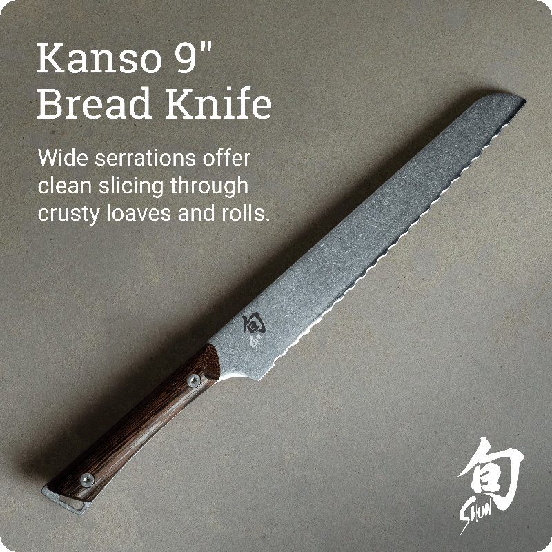 Kanso 9'' L Bread Knife