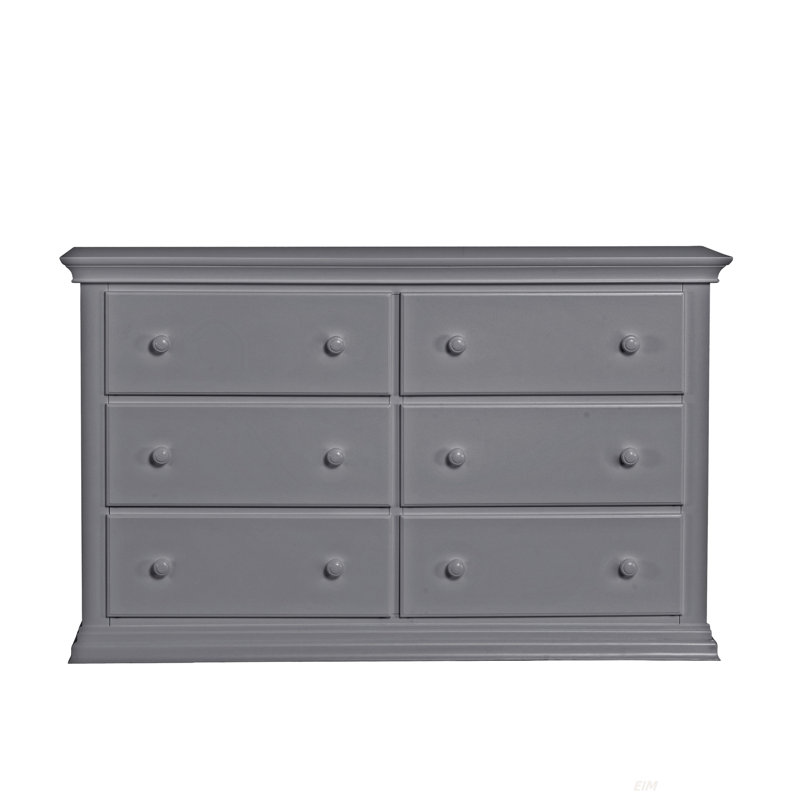 Commode 6 tiroirs Universal gris (commode)