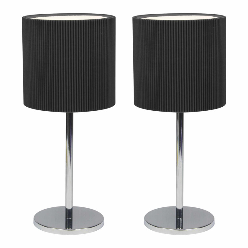 Mergeron Metal Table Lamp, Black