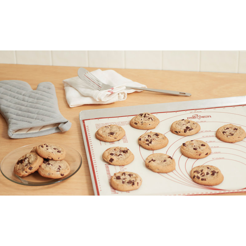 Fox Run Brands Non-Stick Baking Mat with Measurements
