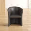 Julio Faux Leather Barrel Chair