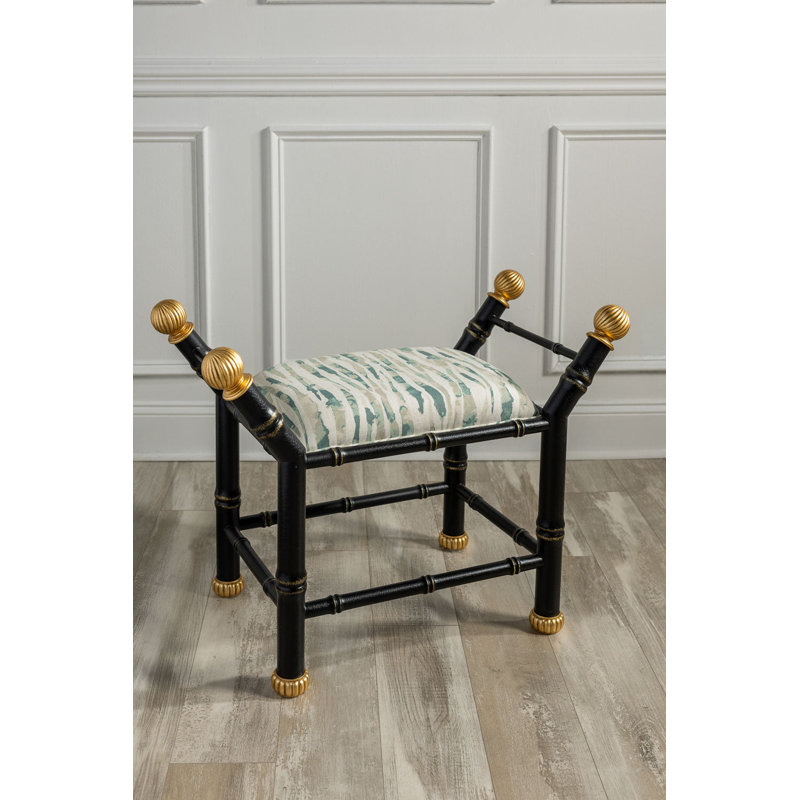 Boca Wilcrest Moss Bench, Black