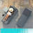 Damne 195cm Long Reclining Single Chaise with Cushions and Table
