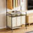 3-Section Rolling Laundry Hamper With Hanging Rack & Ironing Board, Large Laundry Sorter Cart With Removable Waterproof Baskets, Mobile Storage Organizer For Dirty Clothes