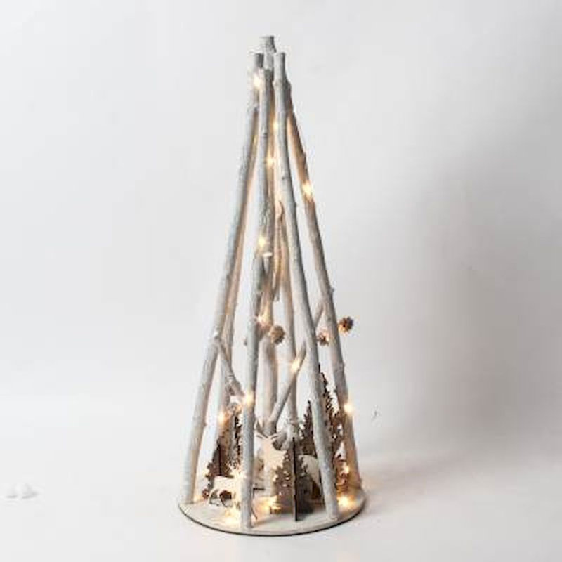Sculpture conique avec cerf Neelyville