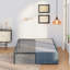 Cadre de lit avec housse en tissu Everaldo 16-1022588470