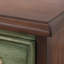 Console verte et bois manufacturé vert