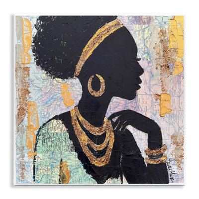 Plaque murale avec silhouette de bijoux, par Lauren Luna