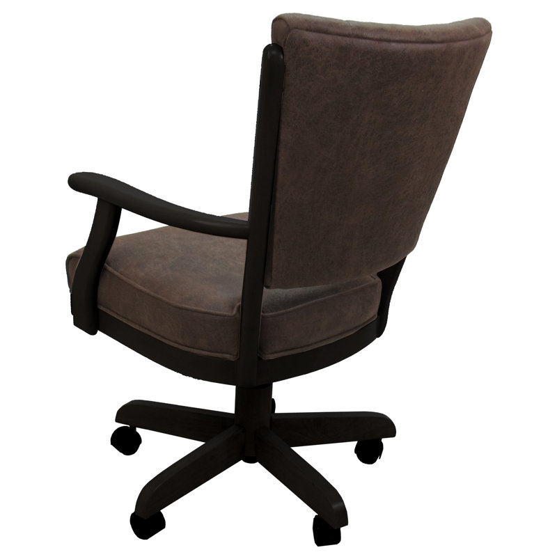 Fauteuil de roulette pivotant Classic, Whisky du Nord-Ouest, Noir, Noir