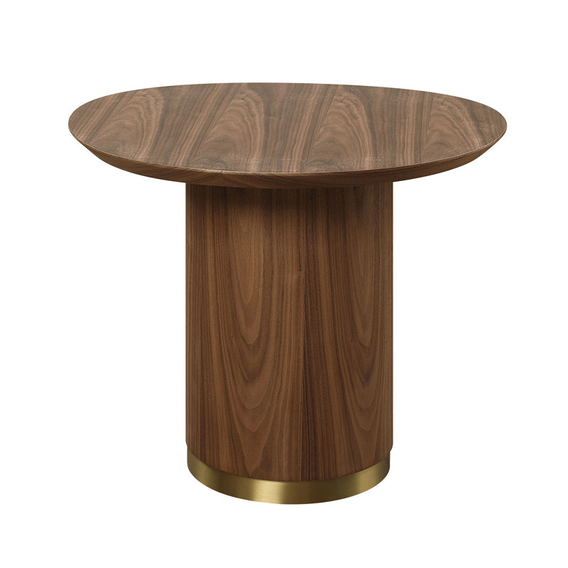 Willene Walnut Finish End Table