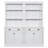 83.4"Tall Bookshelf Suite, Modern Bookcase Suite With LED Lighting,2-Piece Set Storage Bookcase Pantry Cabinet