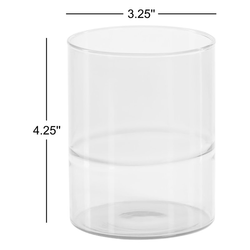 Verres à deux verres Renell, ensemble de 6
