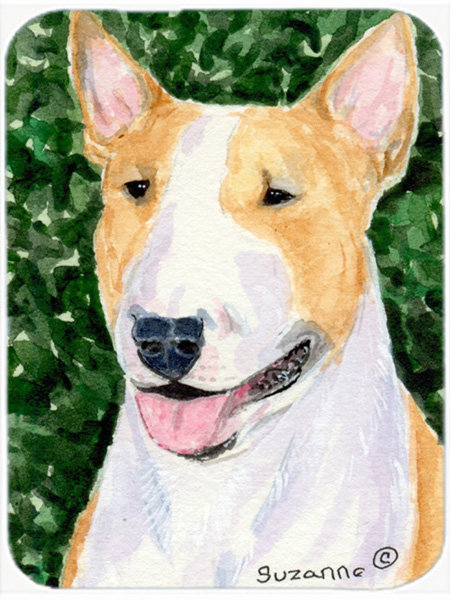Winston Porter Bull Terrier Tempered Glass Cutting Board