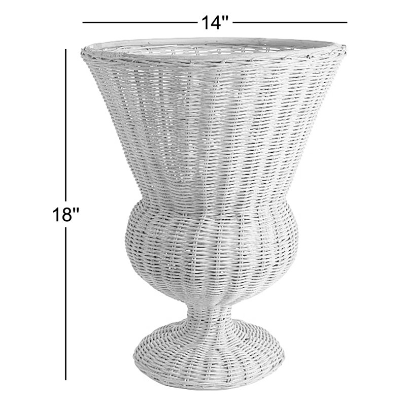 Wicker Urn, Natural