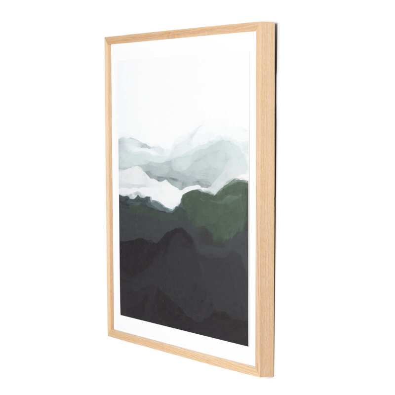 Emerald Land Print by Dan Hobday, 32" H x 32" W x 1.5" D