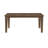 Contemporary Extendable Dining Table, Light Brown Wood Finish, Rectangular Farmhouse Style for 6