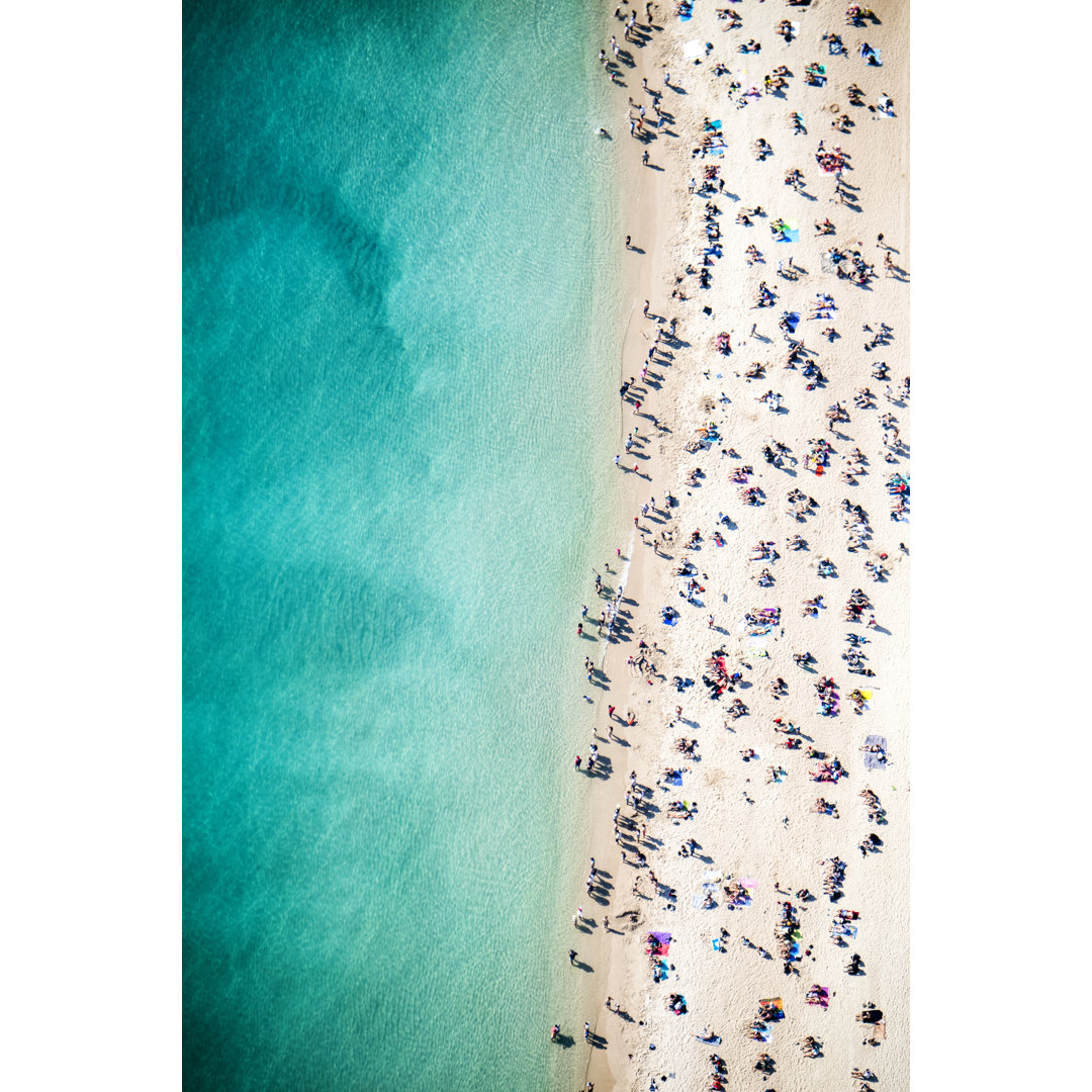 Beach Overhead View by EXTREME-GRAPHER - Leinwandbild