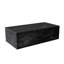 Table de cocktail rectangulaire Ark en marbre noir véritable-100761615