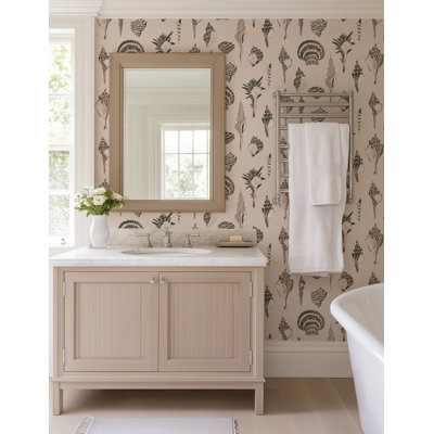 Sullivan’s Island Shells Serene Wallpaper by Megan Molten