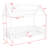 Hadrien Twin Wood House Bed with Fence-370013136