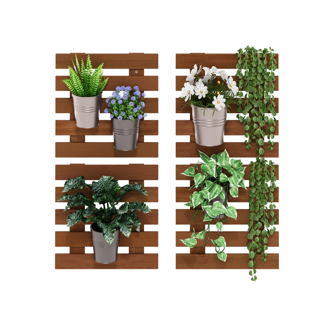 Tioman Wood Wall Planter