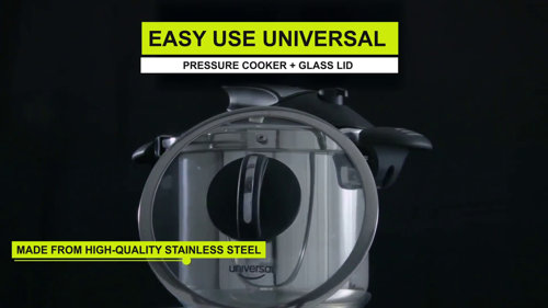 Universal 6.3 Quart / 6 Liter Stainless Steel Easy Use Pressure